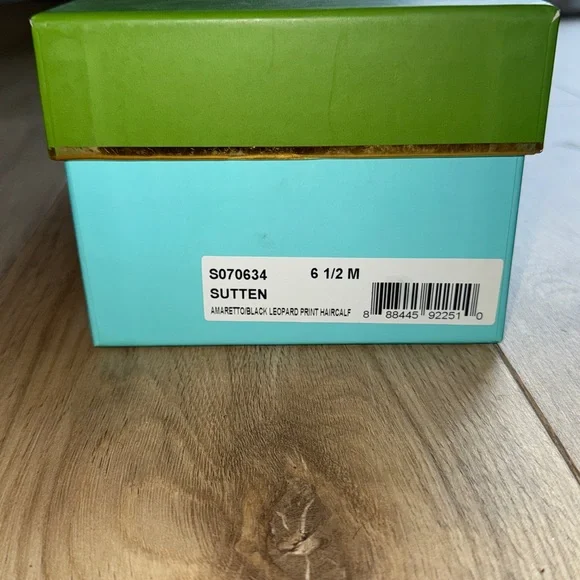 KATE SPADE NEW YORK Sutton Loafers Leopard Print Calf Hair Ballet Flat Shoes - Picture 6 of 6